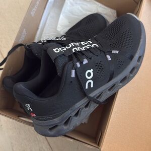 On Running Black Athletic Shoes